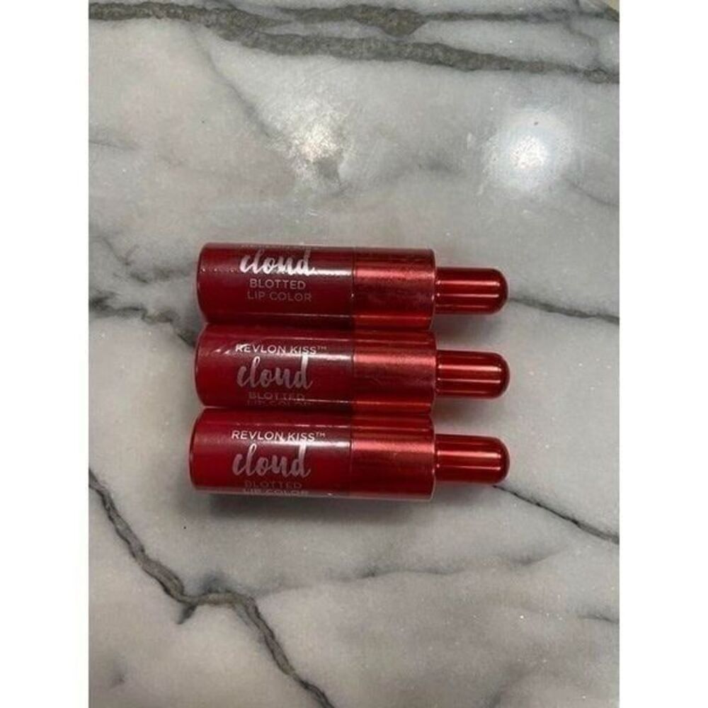 Revlon Kiss Cloud Tinted Lip Color in Cherries on Cloud Lot of 3